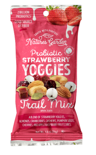 Nature's Garden Probiotic Strawberry Yoggies Trail Mix, 1.8 oz
