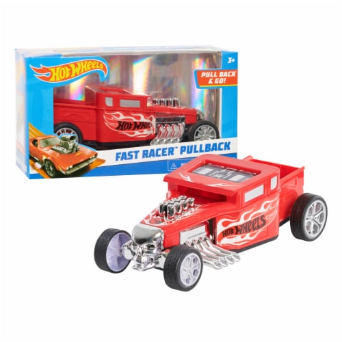 Mattel® Hot Wheels® Fast Racer™ Bone Shaker Pullback Vehicle - Red
