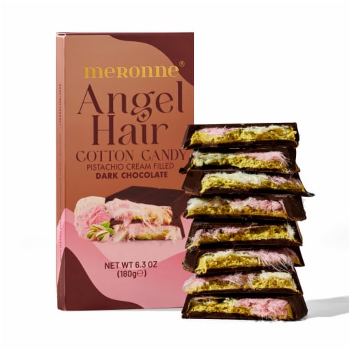 Meronne® Angel Hair Dark Chocolate with Pistachio Cream and Cotton