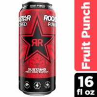 Rockstar® Punched Fruit Punch Energy Drink Can, 16 fl oz - Fred Meyer