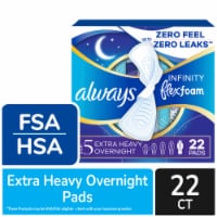 Always InFinity FlexFoam Pads with Wings Extra Heavy Overnight