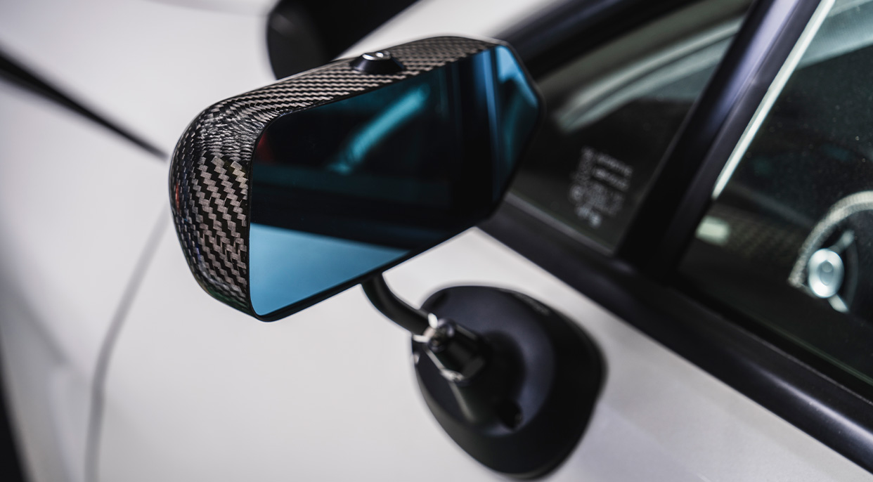 カーボン柄ミラーブラック(フォージドタイプ) カーボン柄ミラー