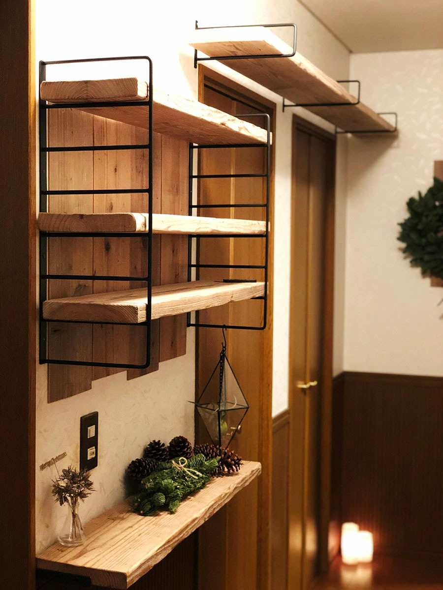 OLD ASHIBA（足場板古材）フリー板 棚板 角材 オーダー ヴィンテージ