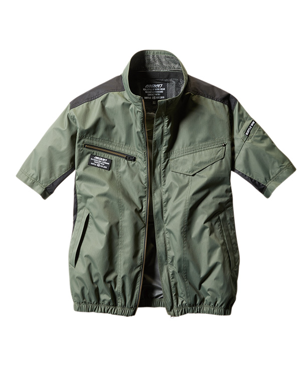 OUTLET】限定価格!!BURTLE 空調服 エアークラフト 半袖ブルゾン (男女
