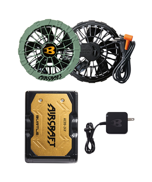 バートル専用ファン・バッテリー / 空調服™・ファン付き作業着専門店C