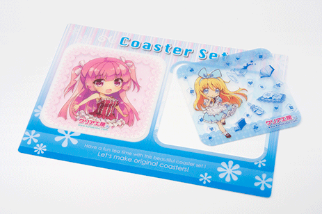 クリアコースター ／ オリジナル印刷なら同人グッズ製作クリア工房