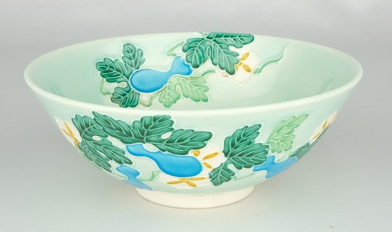 栗山園オンライン通販部 / 【出物】 交趾ひさご平茶碗 山本一如