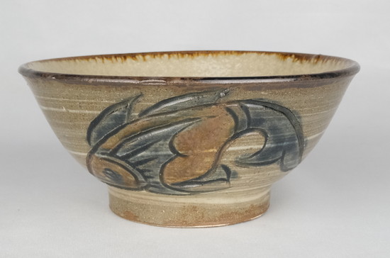 栗山園オンライン通販部 / 【出物】 マカイ（魚紋茶碗） 金城次郎