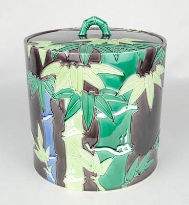 栗山園オンライン通販部 / 【出物】 紫交趾竹水指 中村翠嵐