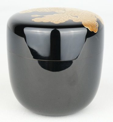 栗山園オンライン通販部 / 【出物】 菊蒔絵大棗内銀地 井筒英文