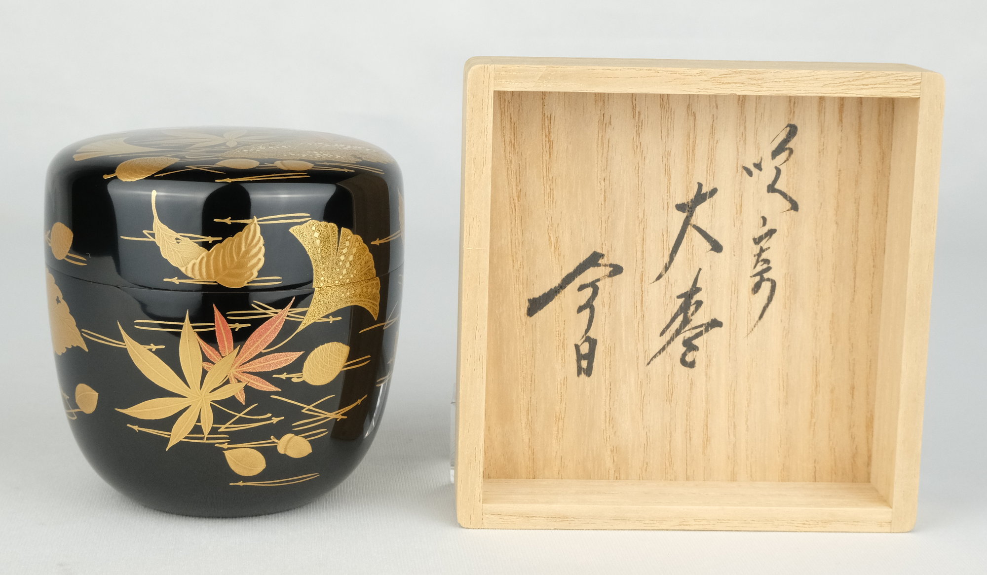 栗山園オンライン通販部 / 【出物】 吹寄大棗 萬斎 鵬雲斎書付