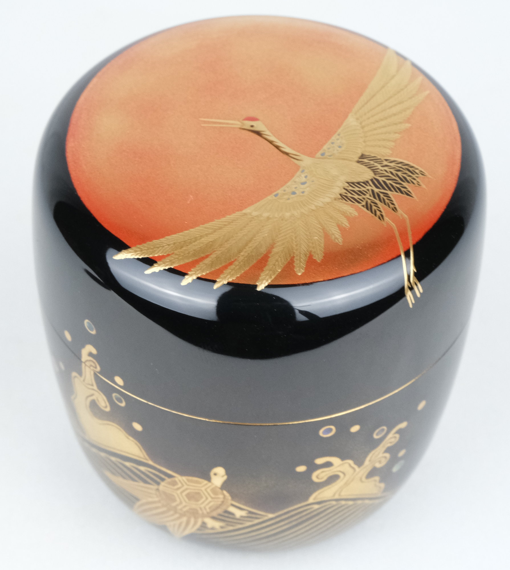 栗山園オンライン通販部 / 【出物】 鶴亀蒔絵中棗 竹内幸斎