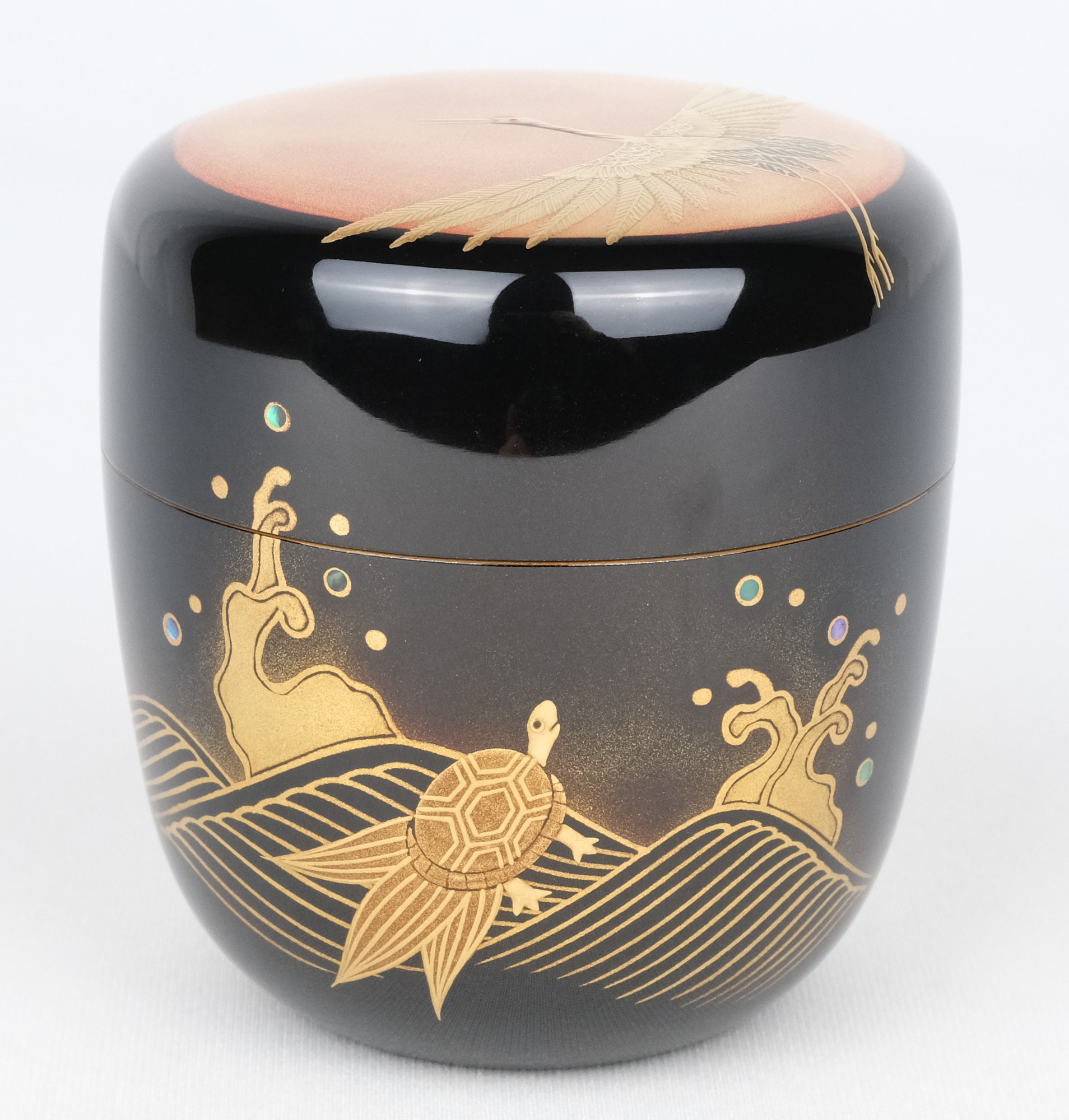 栗山園オンライン通販部 / 【出物】 鶴亀蒔絵中棗 竹内幸斎