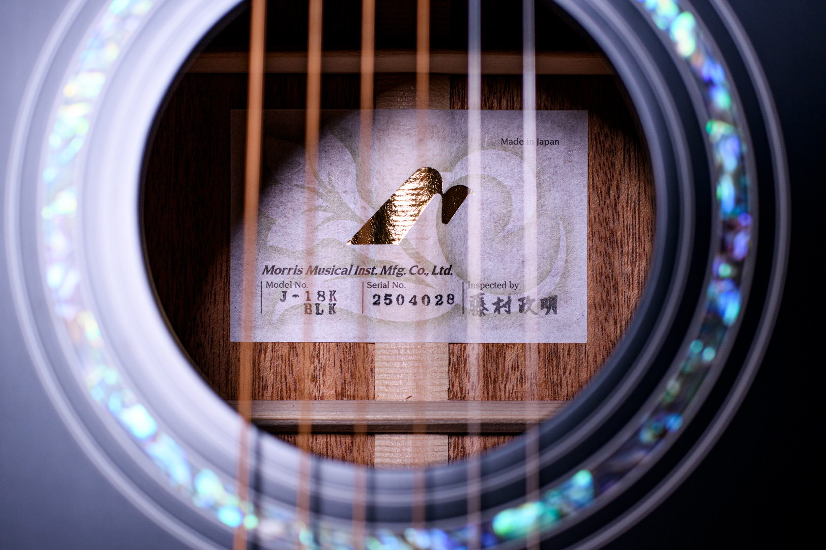 Morris J-18K BLK | クロサワ楽器店