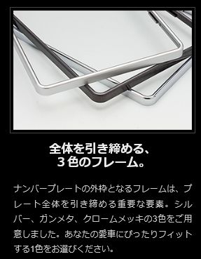 くるまでんき屋 / 2468-12V-S シルバー 井上工業 字光式ナンバー