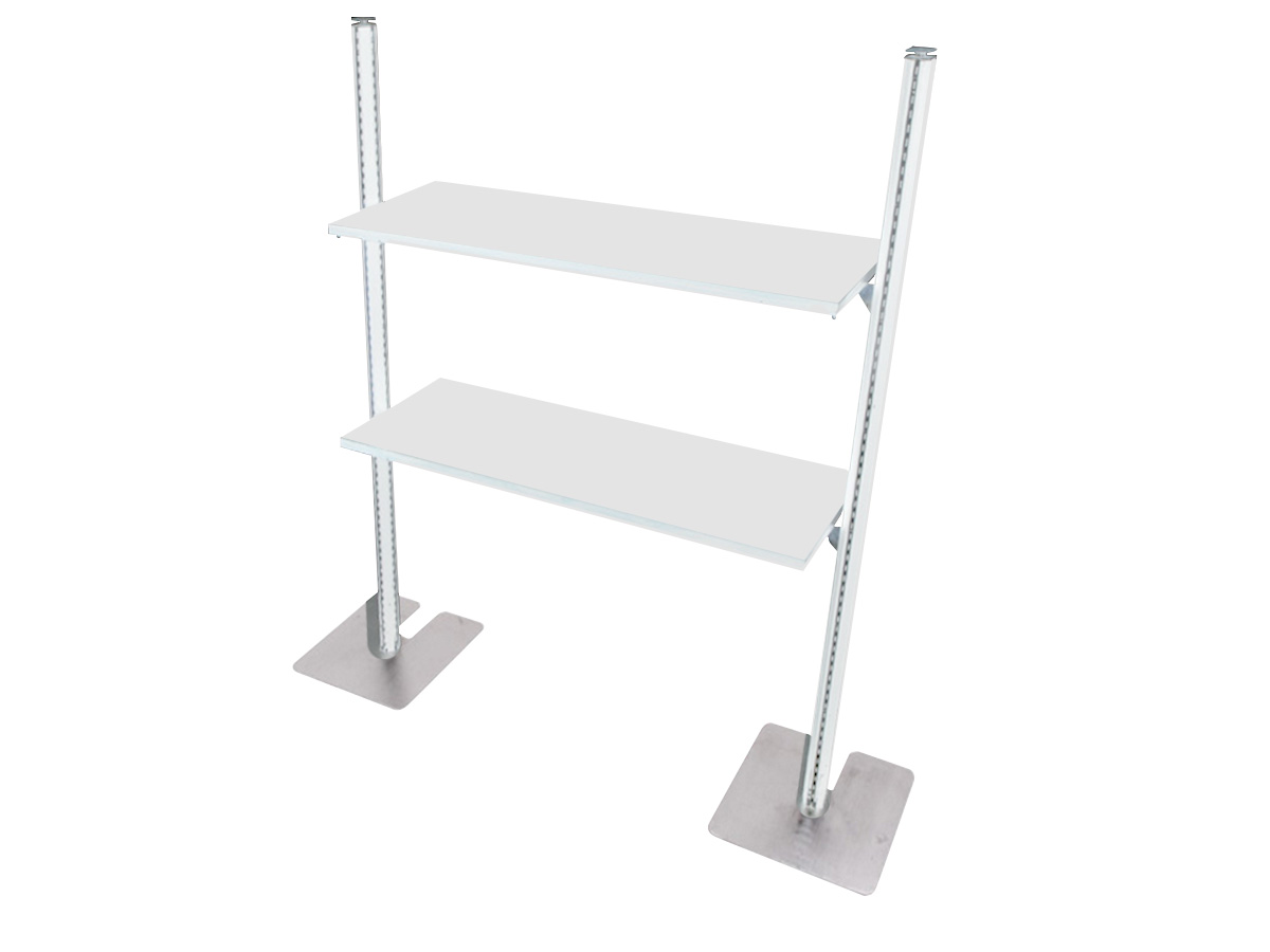 ポール什器基本セット(八角形/ホワイト) レンタル - 東京 大阪 名古屋