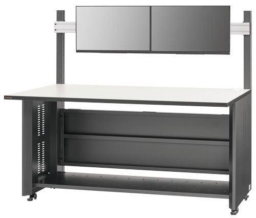 SD-1400V2 SDデスク（ディスプレイ設置タイプ） AURORA : 株式会社共栄商事