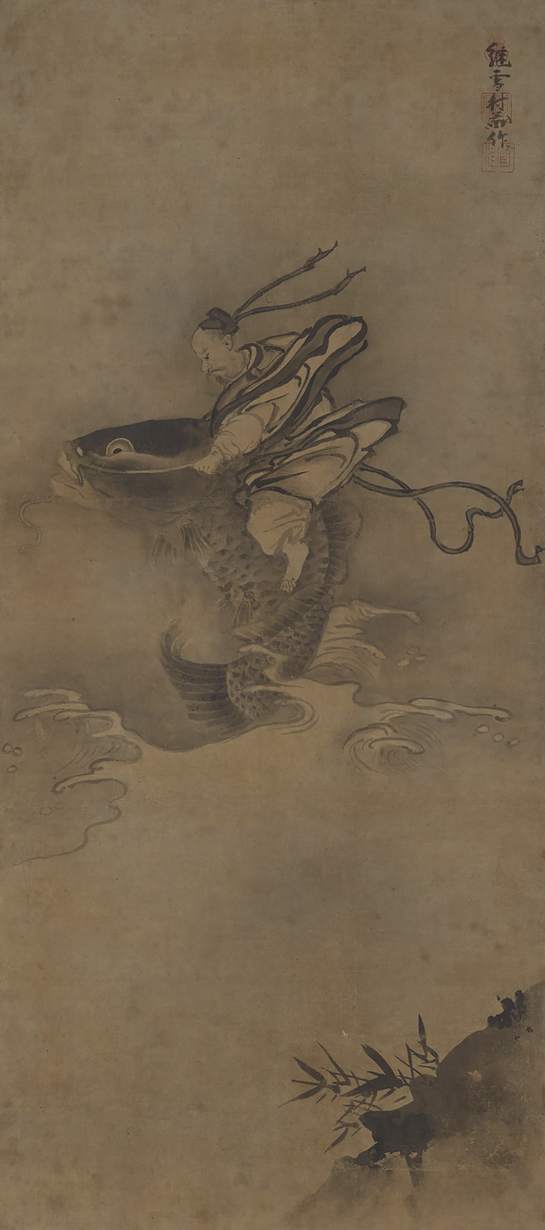 琴高仙人・群仙図 - 名品紹介 - 京都国立博物館