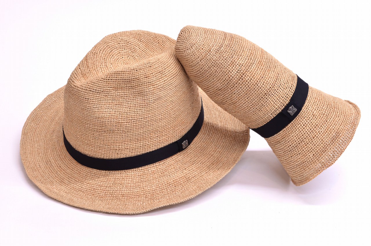 KNOX ノックス ラフィア 細編み センターデント ポケッタブル ローラー