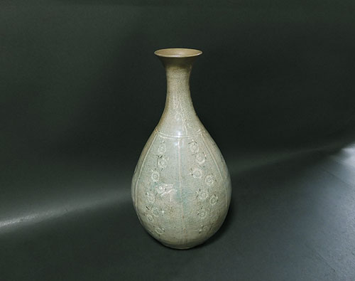 高麗青磁 象嵌花瓶 ＜箱付＞ | 【骨董品買取】日本全国対応・老舗骨董