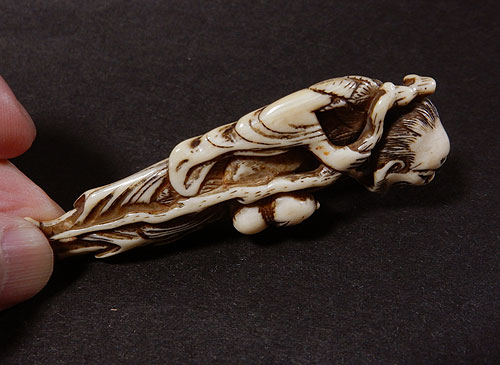 根付 蝦蟇仙人 販売 | 【骨董品買取】日本全国対応・老舗骨董店の古