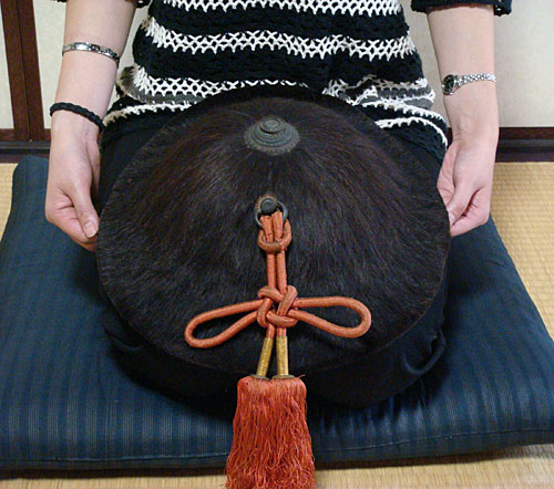 家紋付陣笠 本家 江戸骨董 時代物 漆塗り 古美術 旧家蔵出 蒐集家放出