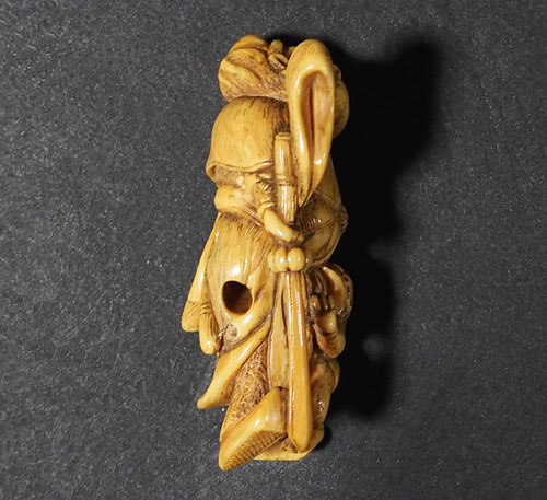 閻魔と鬼 根付 | 【骨董品買取】日本全国対応・老舗骨董店の古美術やかた