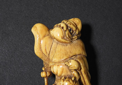 閻魔と鬼 根付 | 【骨董品買取】日本全国対応・老舗骨董店の古美術やかた