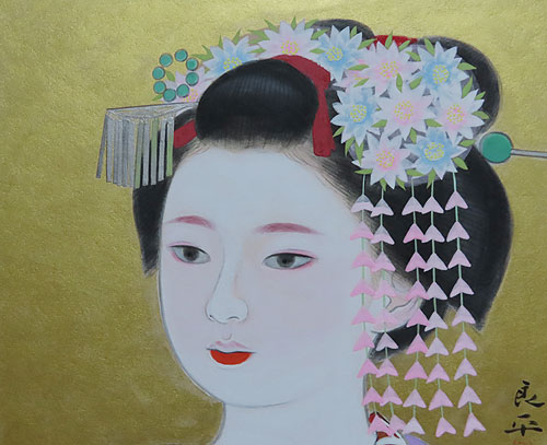 三輪良平「舞妓」額装 | 【骨董品買取】日本全国対応・老舗骨董店の古