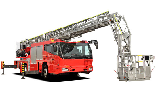 株式会社北海道モリタ｜消防車｜先端屈折式はしご車