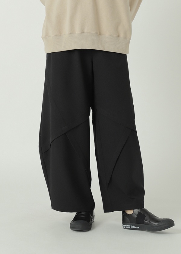 ZUCCa / S ウーリーストレッチツイル / パンツ(M black(26)): SALE| A