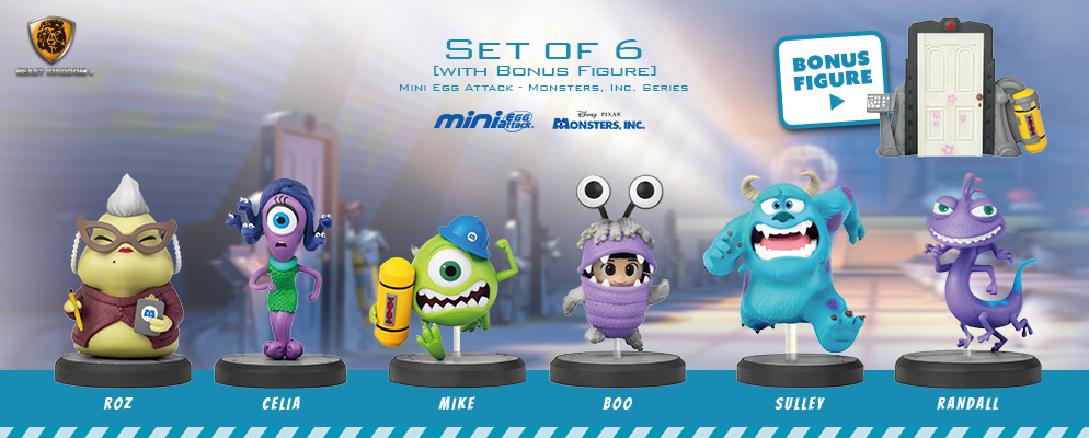 ミニ・エッグアタック】『モンスターズ・インク』シリーズ 6体セット