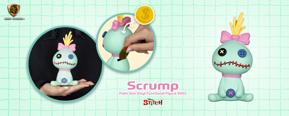 ミニ・ビニール貯金箱】#003『リロ＆スティッチ』スクランプ | 株式