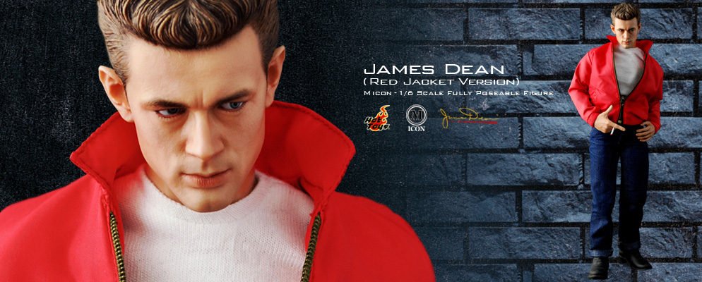 マイコン】1／6スケールフィギュア ジェームズ・ディーン（レッド
