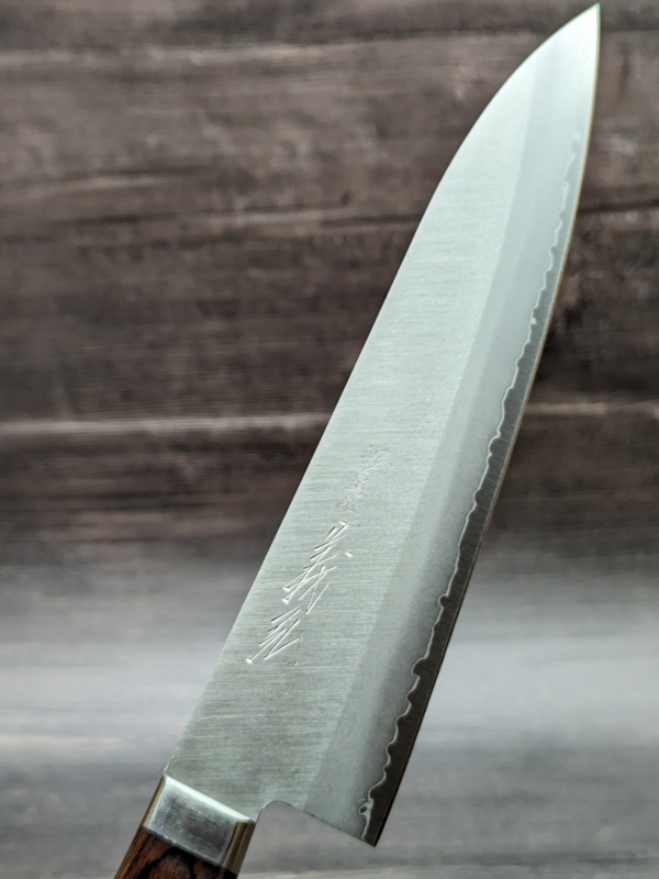 HGWシリーズ ～義弘～ V金1号割込 牛刀180mm マホガニー柄