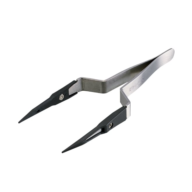 P-848 開き幅広ピンセット【HOZAN】 ホーザン株式会社