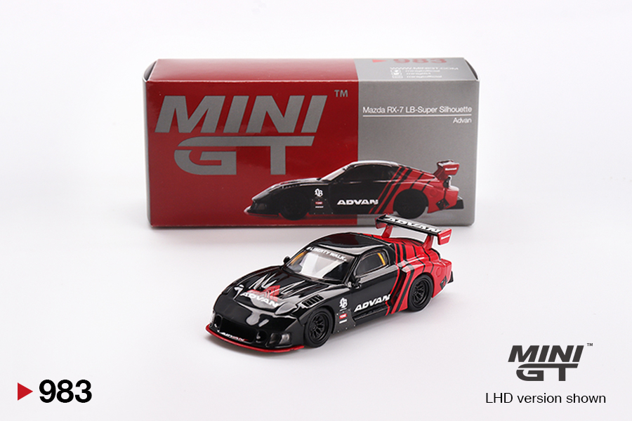 MINI GT 1/64 Mazda RX-7 LB-Super Silhouette ADVAN (RHD