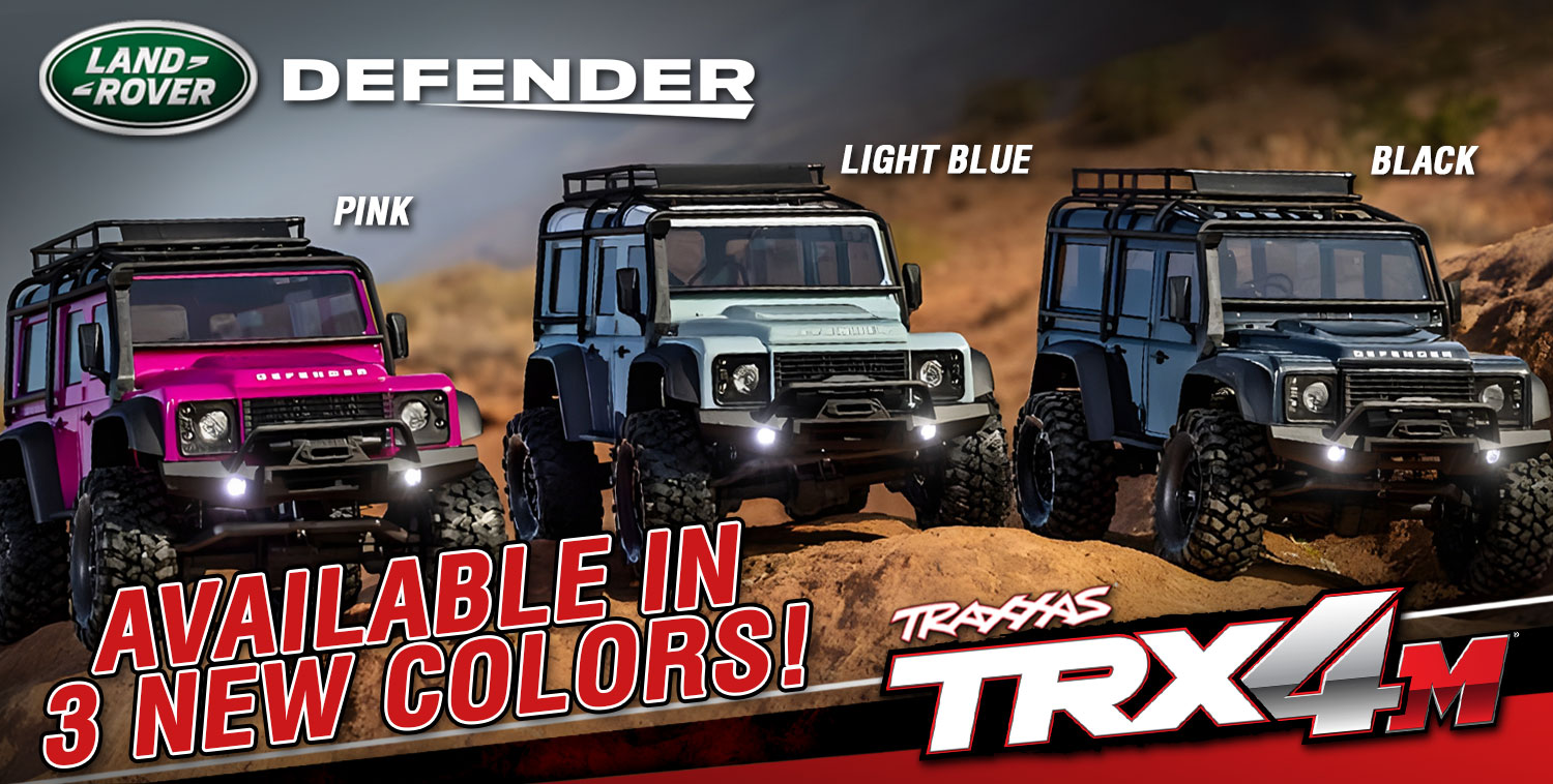 TRAXXAS TRX-4M LR Defender in 3 new colors! - HOECO Handels GmbH