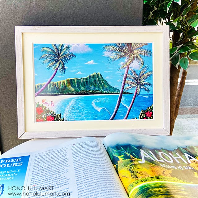 ダイヤモンドヘッドの絵 | ハワイアン雑貨通販ホノルルマート