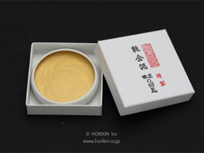 純金泥 鉄鉢入 | 用途・製品から探す | 堀金箔粉（HORIKIN）