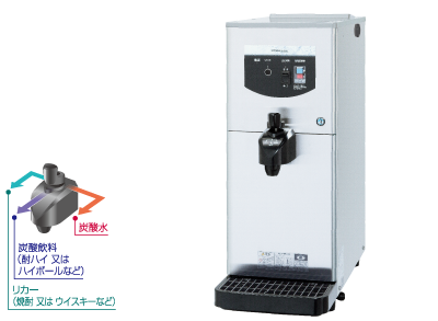 リカーディスペンサー［酎ハイ・ハイボール＆マルチ 卓上形］ DS-25SLD