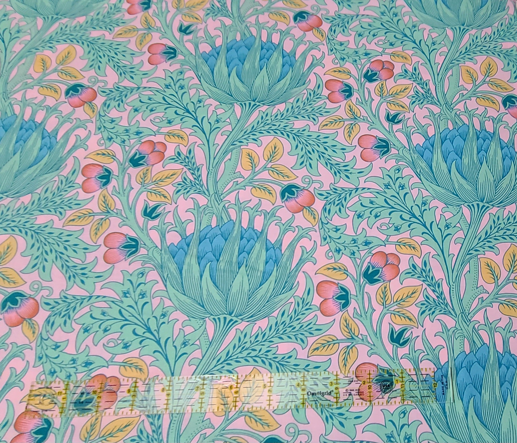 Kaffe Fassett x The Original Morris & Co. Floral Artichoke