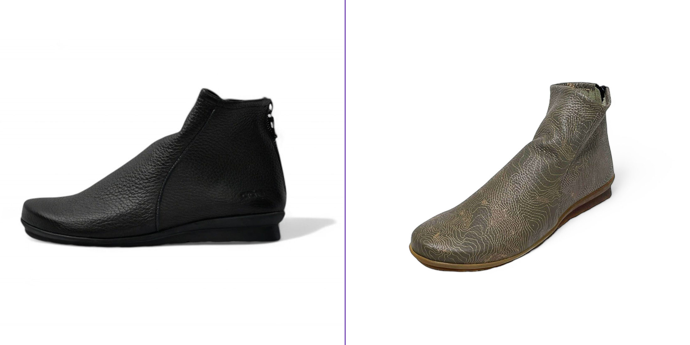 arche レザー ファー ブーツ ARCH CONTACT（アーチコンタクト） サイドゴアブーツ レディース 本革