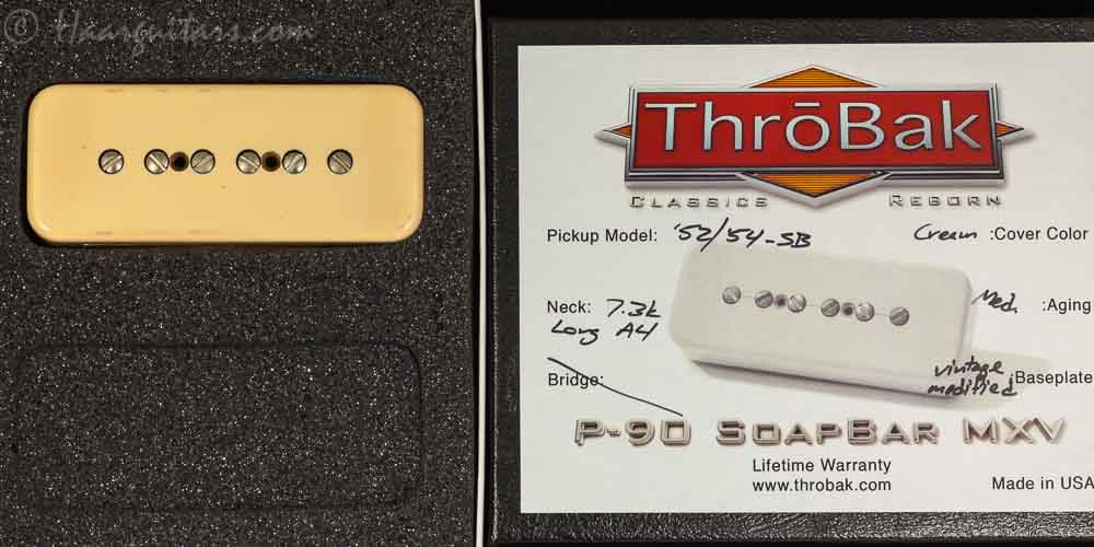 ThroBak, HB, SLE101, set, nickel aged - Haar Guitars and Parts
