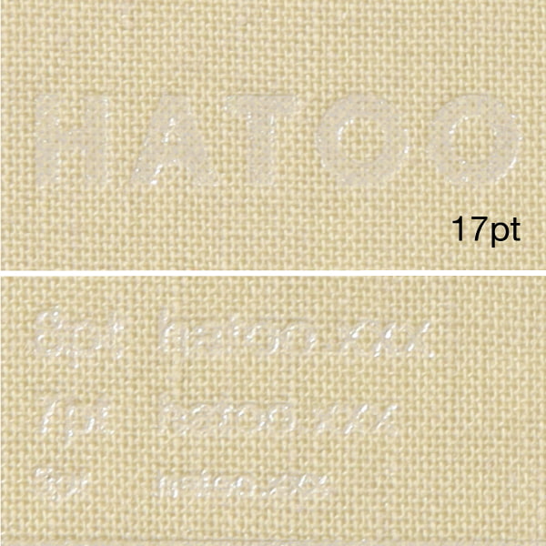 Fabricへの箔押し加工 | 羽車公式サイト 紙・印刷・デザイン