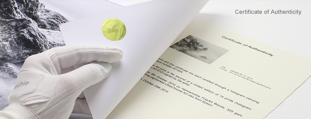 作品用高級インクジェット用紙 「ハーネミューレ」