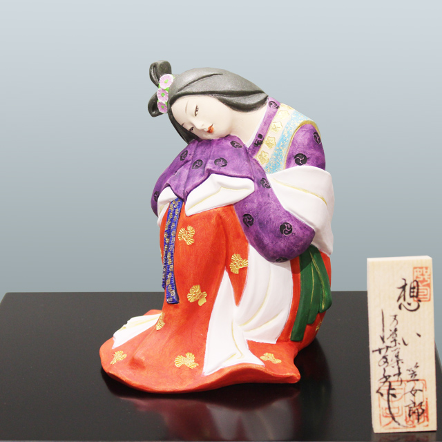 川崎幸子作 想い | 後藤博多人形株式会社