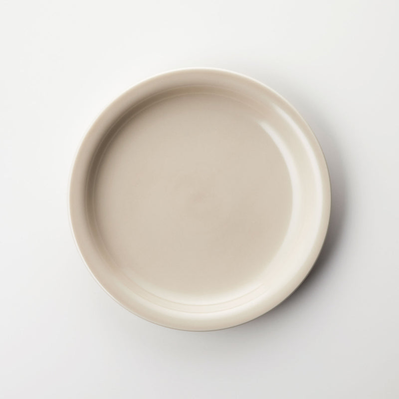 ボールド プレート(M) サンドベージュマット | 白山陶器直営オンライン