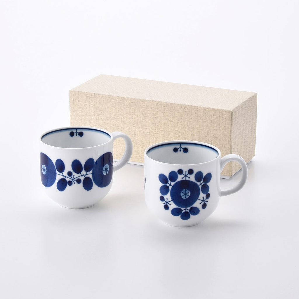 ギフト】ブルーム マグ リース・ブーケ ペアセット | 白山陶器直営