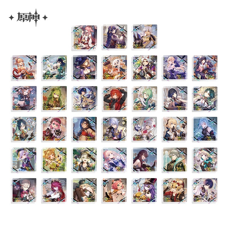 原神 48pt】原神 命定の日 2025生誕祭 アクリルコースター Vol.1 - HAKUTEA